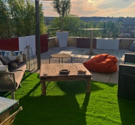 Mobiliers légers en bois pour terrasses, toits terrasses et balcon fabriqués par MRBAC